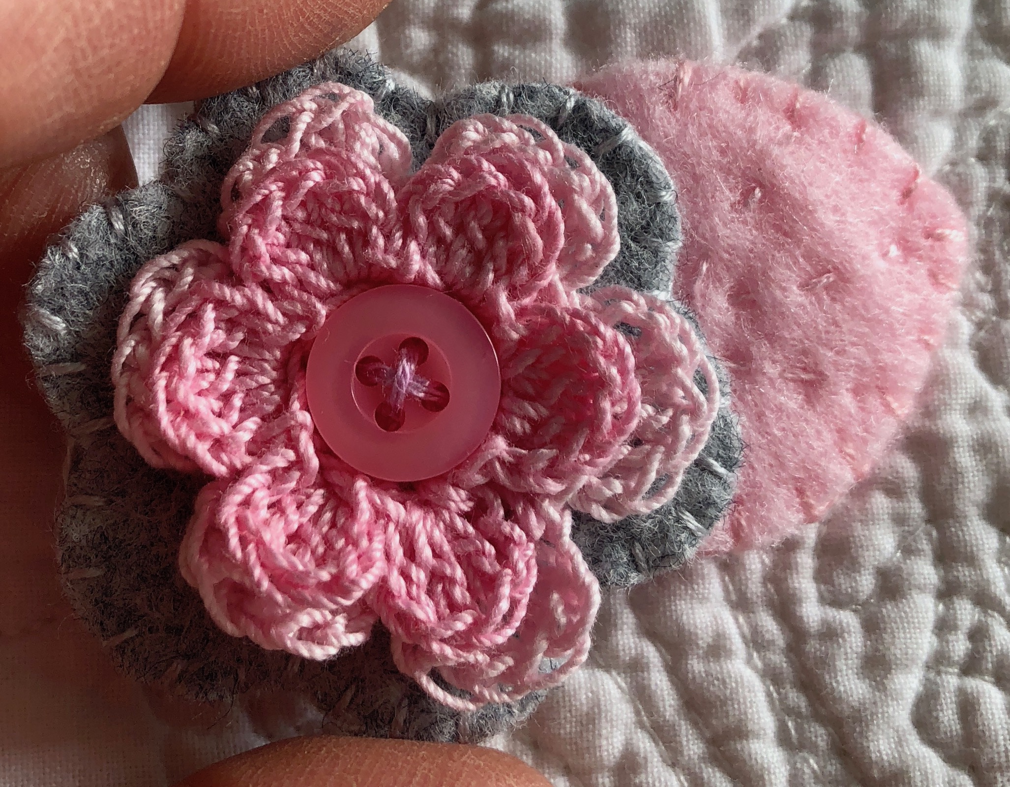 Small flower brooch.