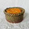 Jute and cotton basket of facial rounds. - Image 3