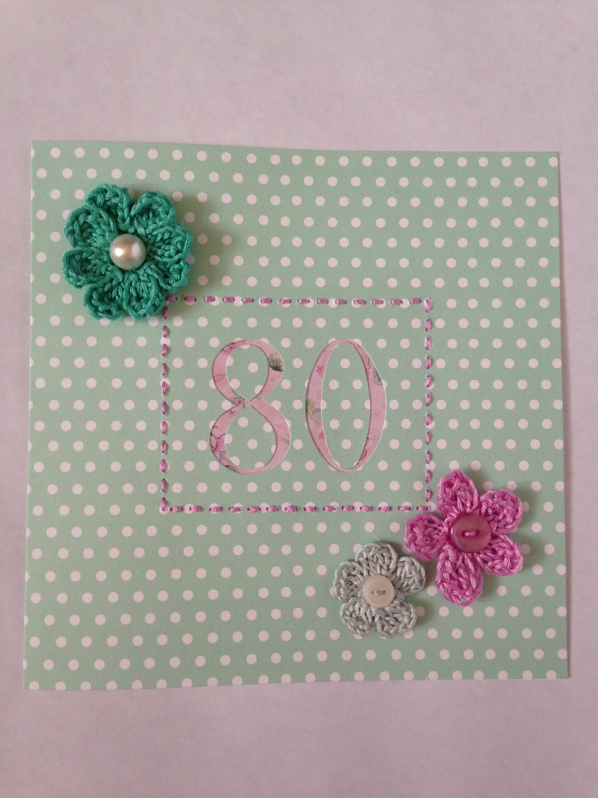 80th birthday card