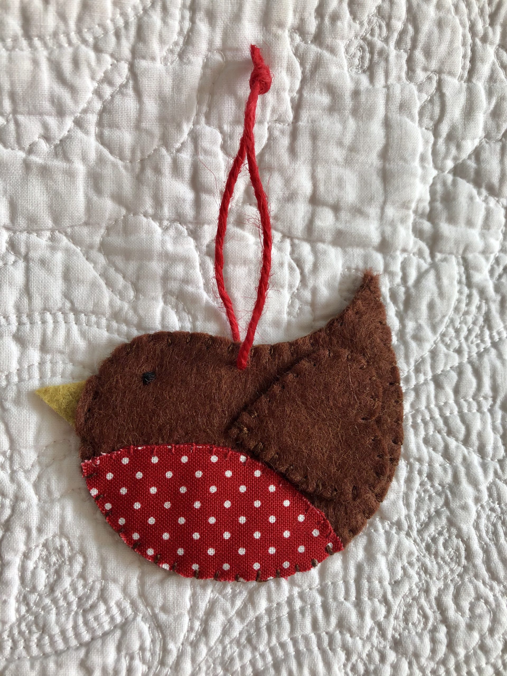 Little Robin hanging decoration.