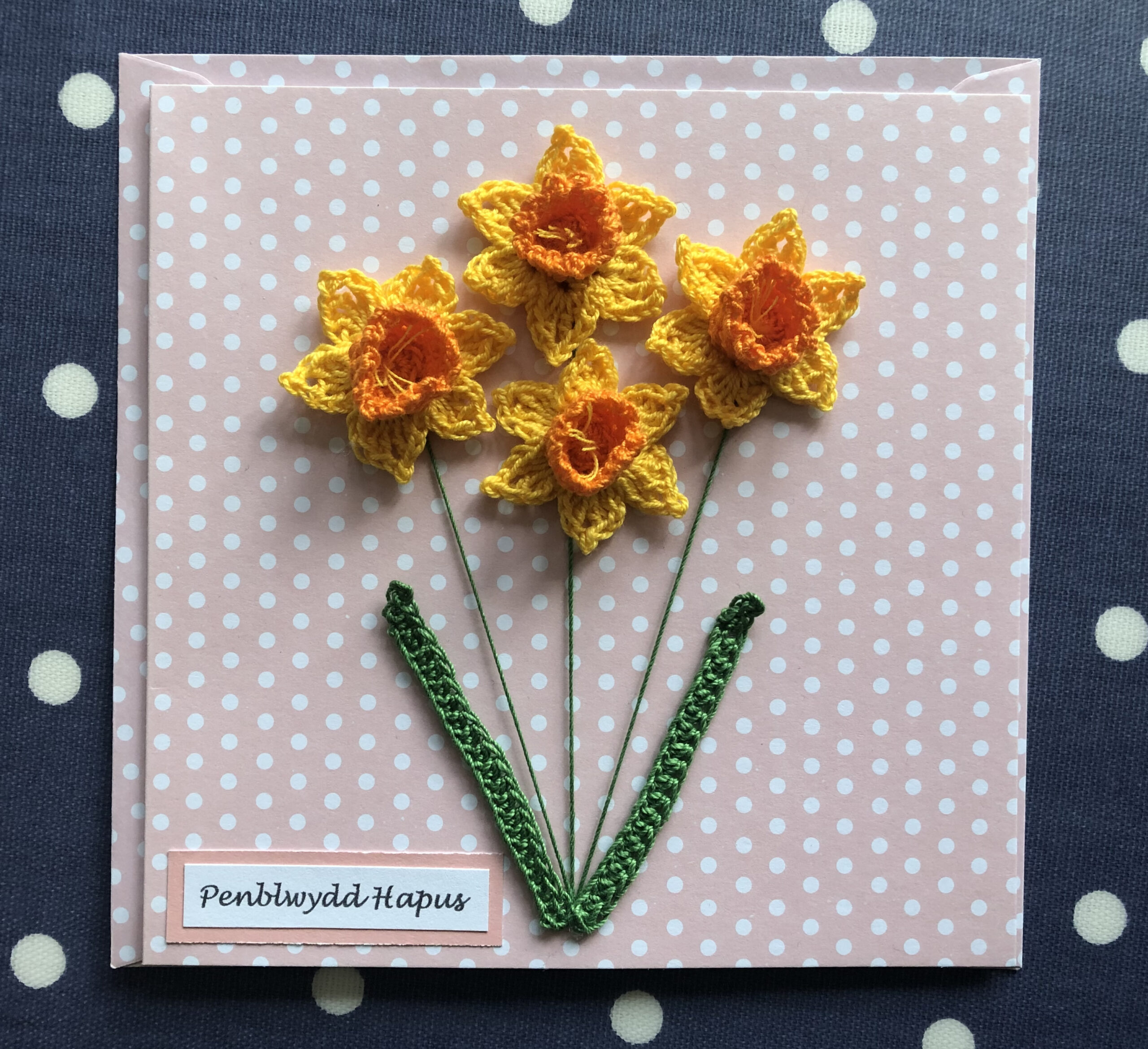 Daffodil greetings card.
