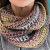 Soft Shades. Wrap around infinity scarf. - Image 3