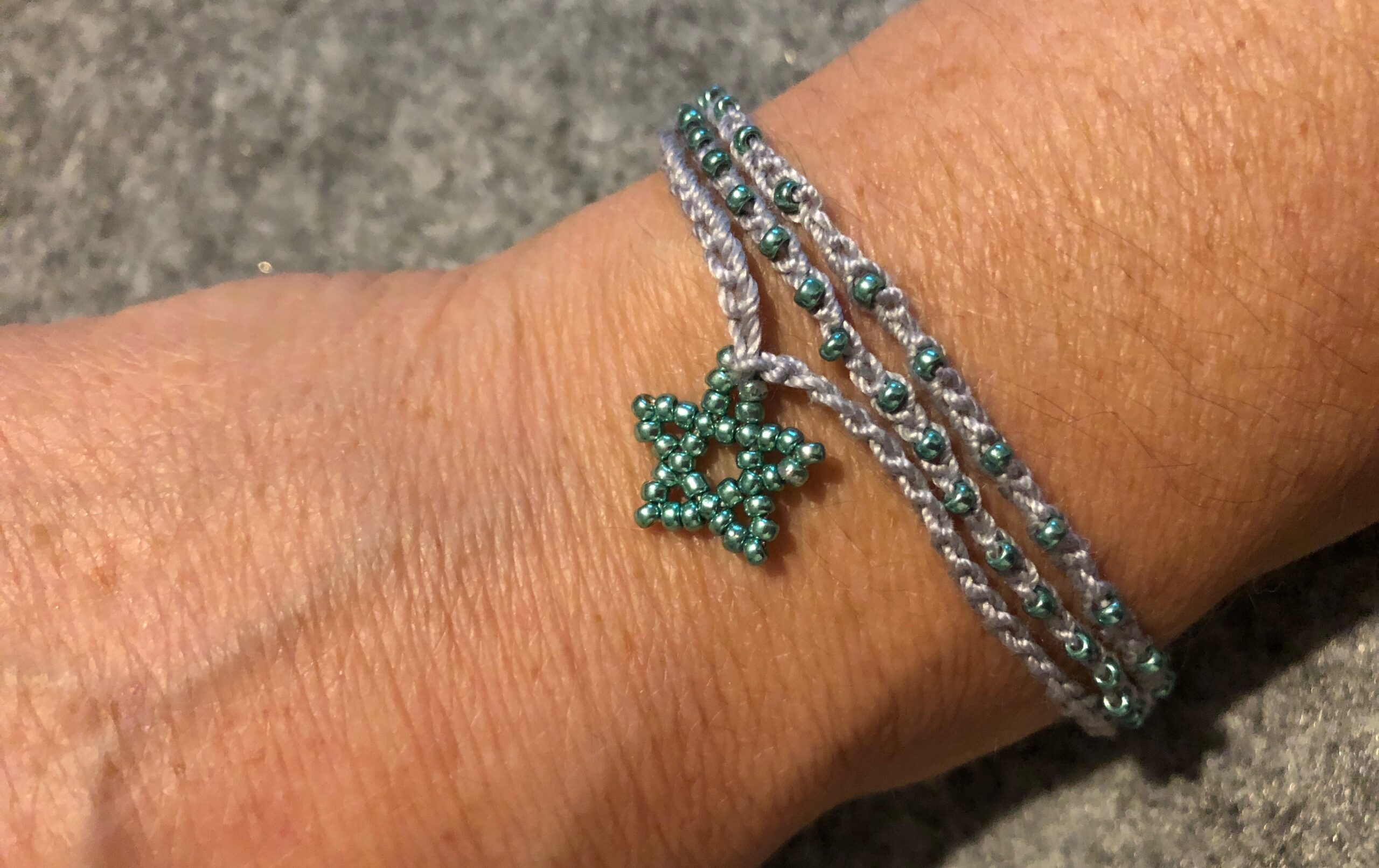 Tiny star bracelet.